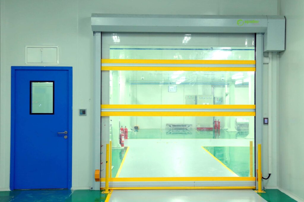 Transparent Rapid Door